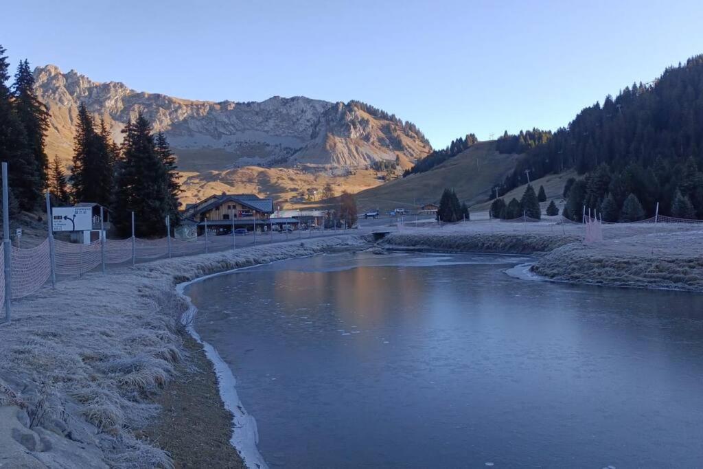 Studio Au Pied Des Pistes Avec Vue Sur La Montagne Mieussy エクステリア 写真
