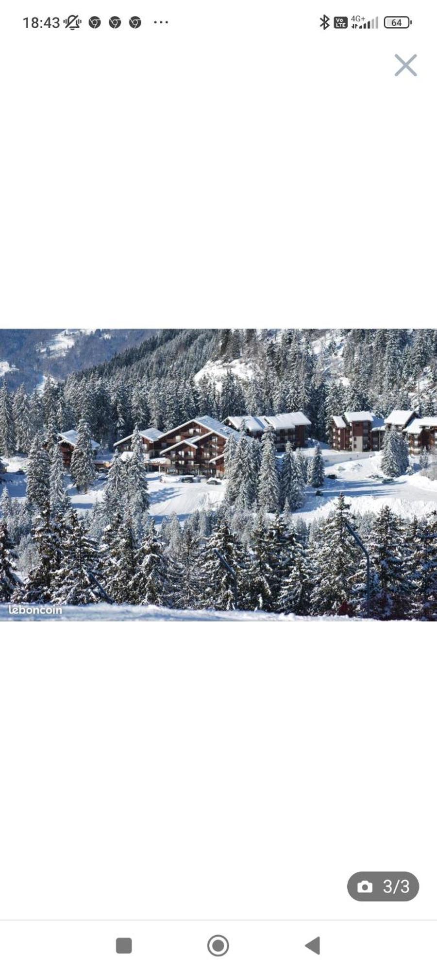 Studio Au Pied Des Pistes Avec Vue Sur La Montagne Mieussy エクステリア 写真